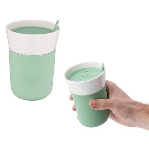 TAZA DE VIAJE BERGHOFF LEO 0.33L PORCELANA